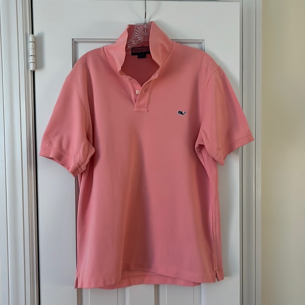 Vineyard Vines Short-Sleeved Pink Polo
